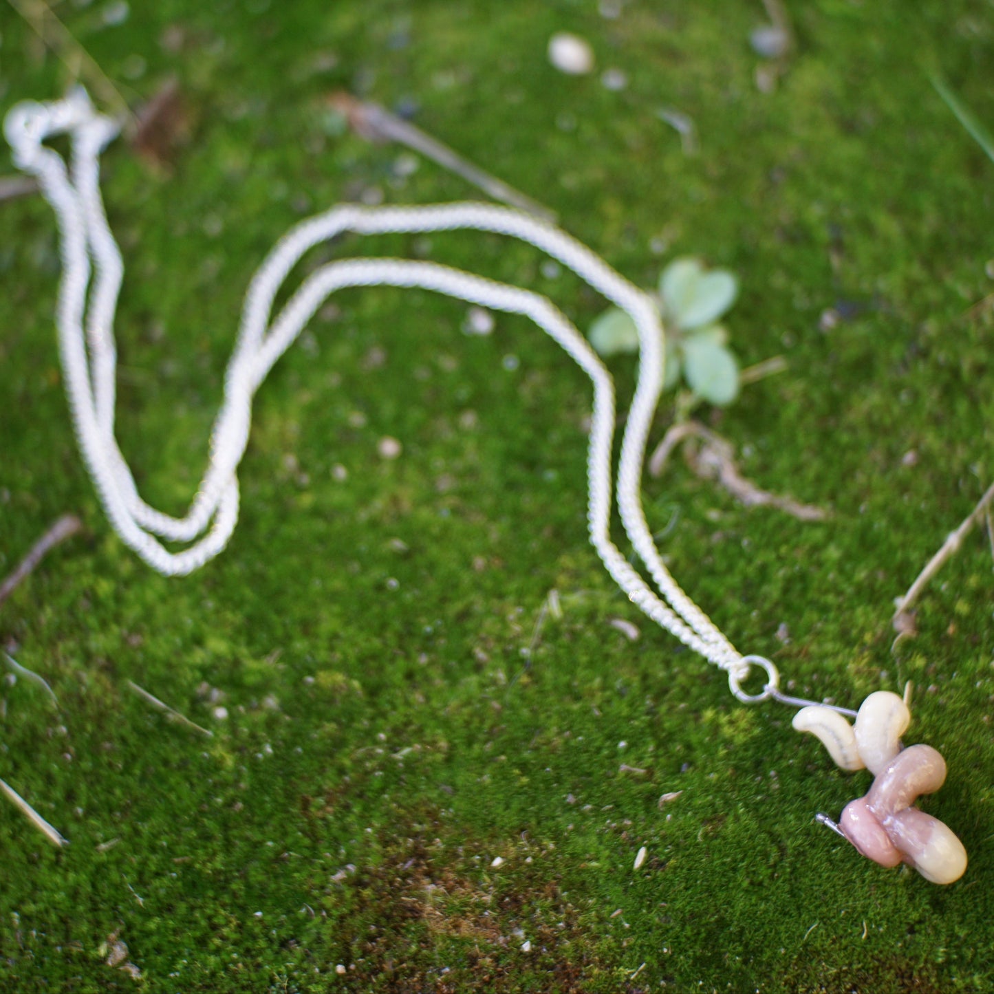 Worm on a Hook Pendant