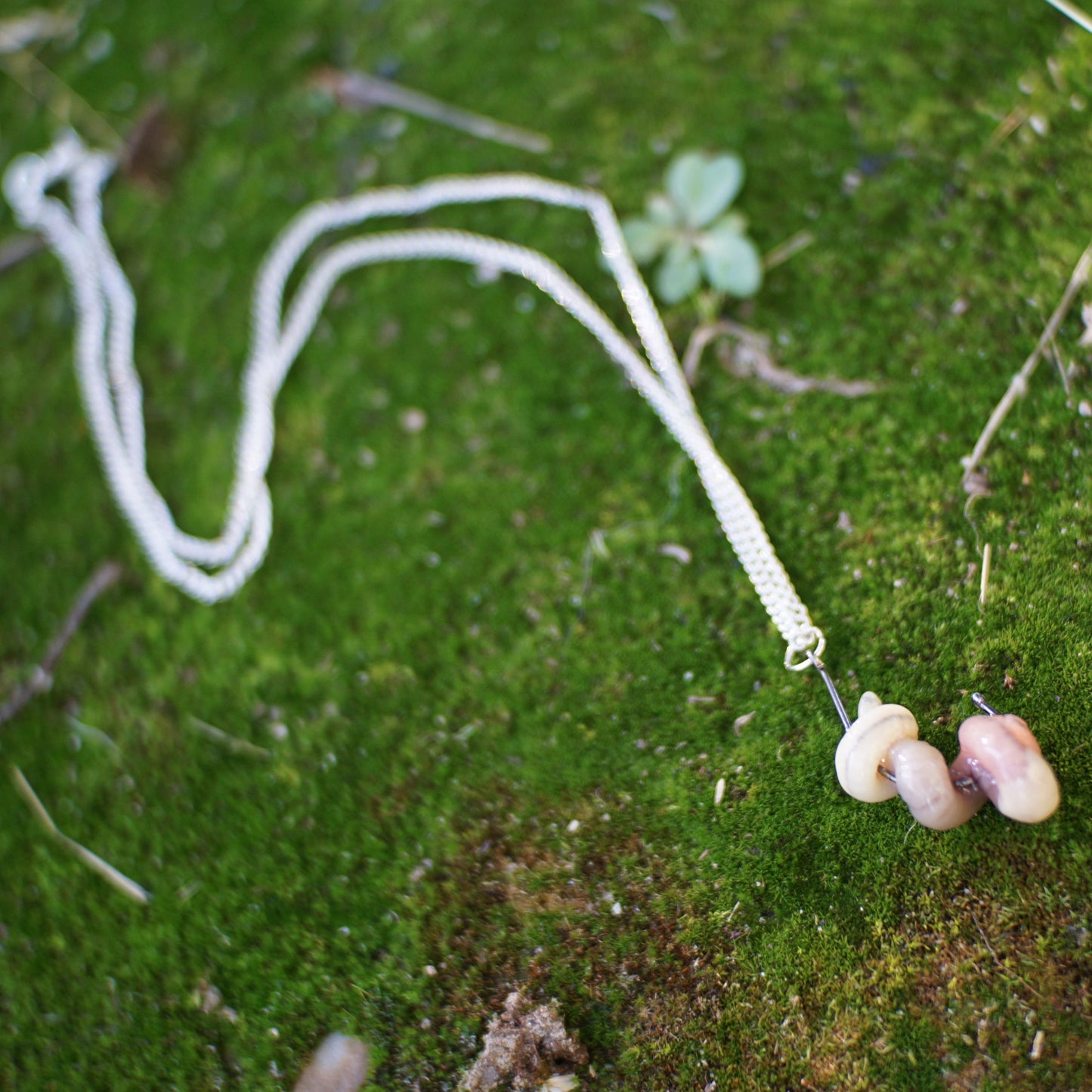 Worm on a Hook Pendant