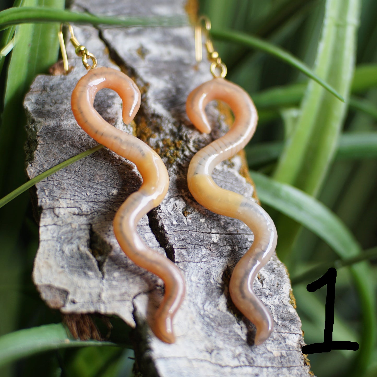 Wavy Worm Earrings