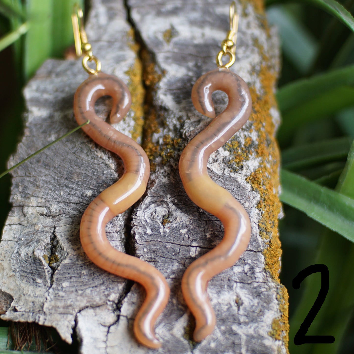 Wavy Worm Earrings