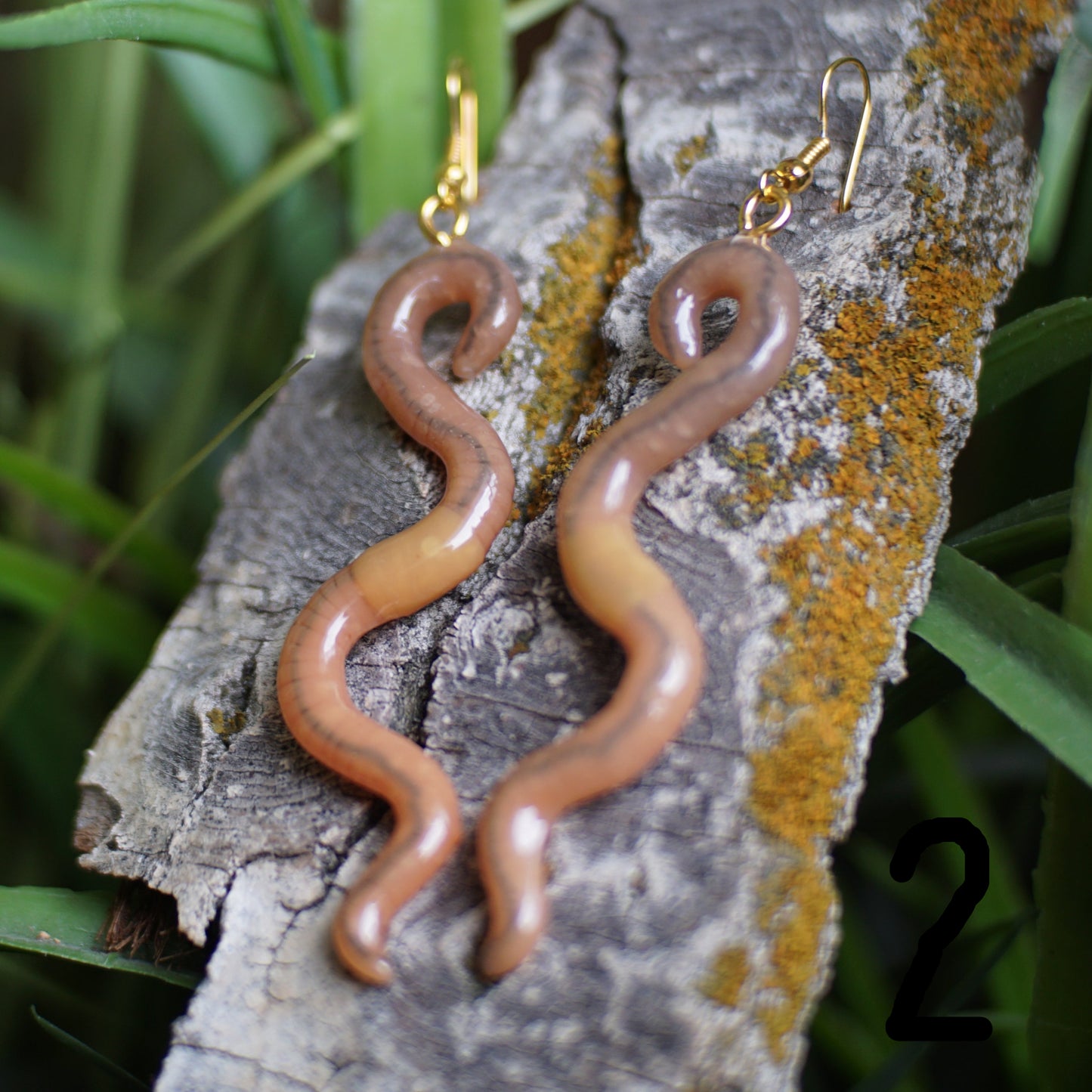 Wavy Worm Earrings