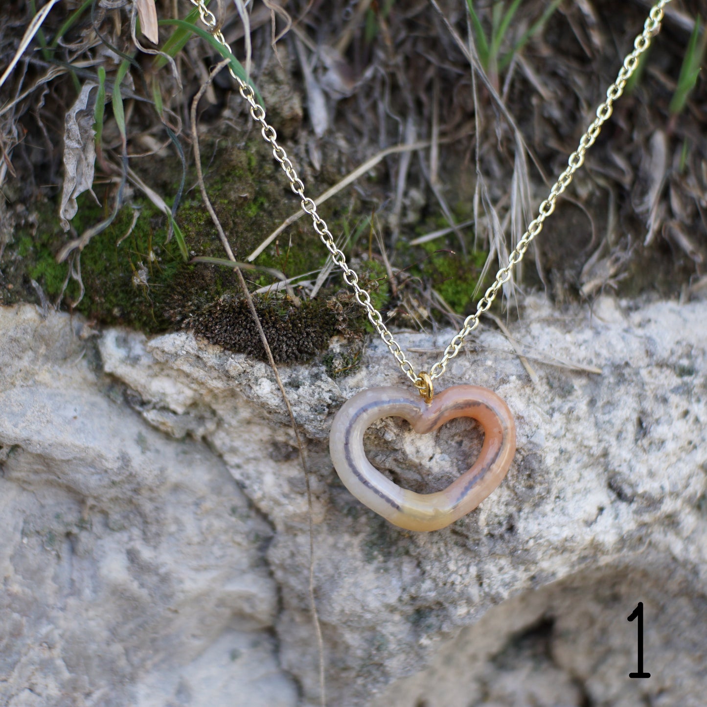 Heart Worm Necklace