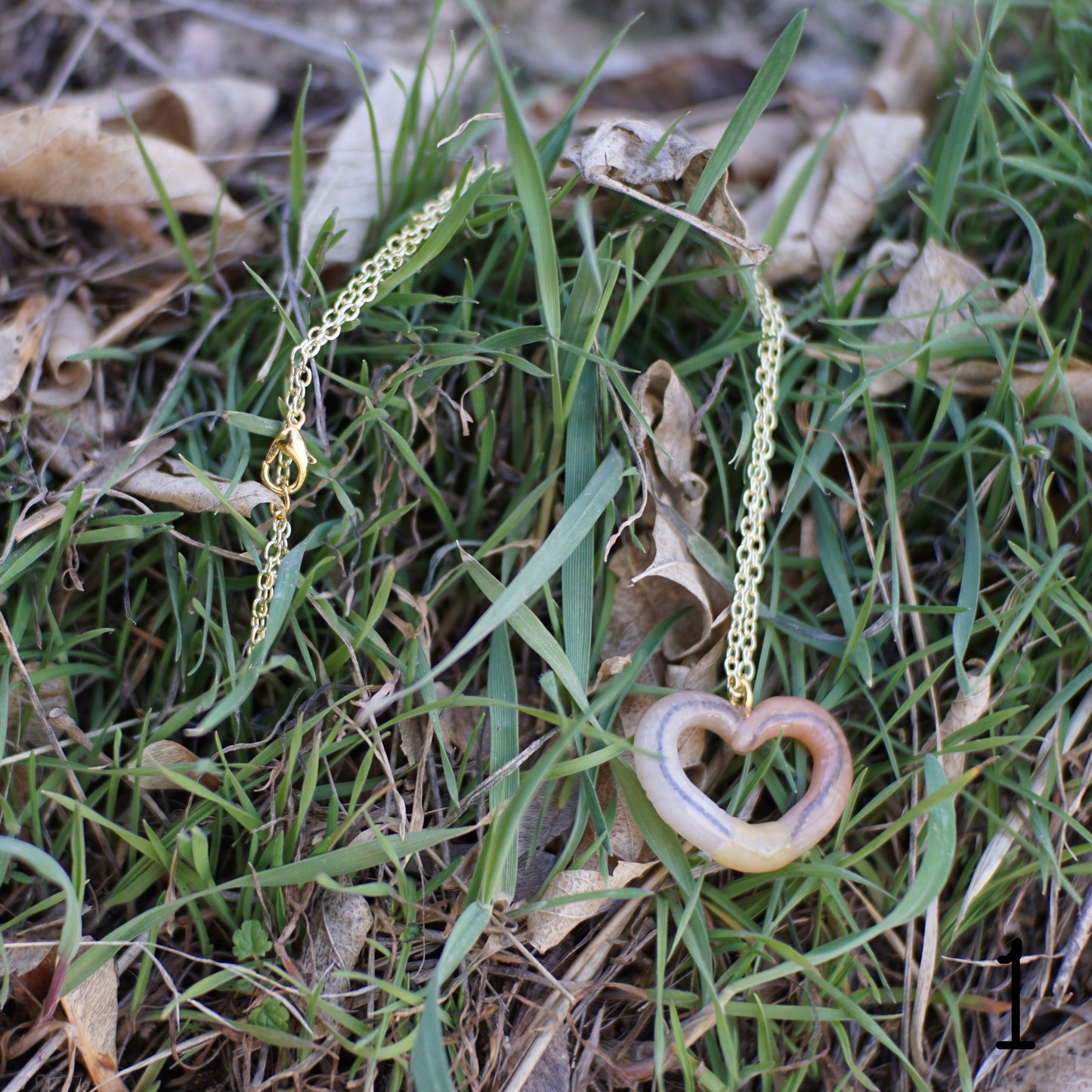 Heart Worm Necklace