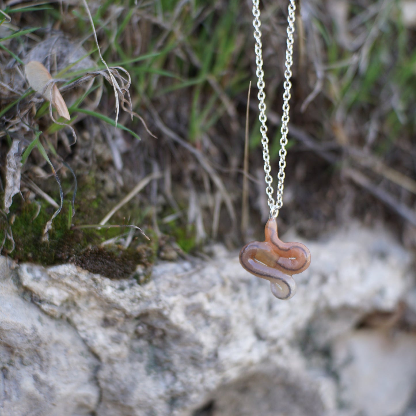 Snaking Worm Necklace