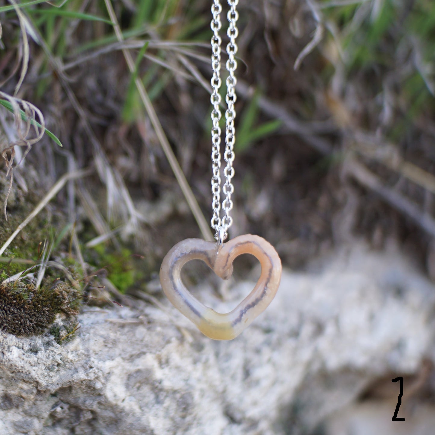 Heart Worm Necklace