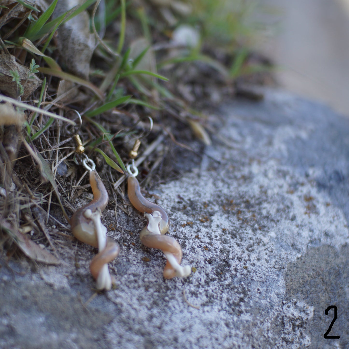 Bone Worm Earrings (3 Styles)