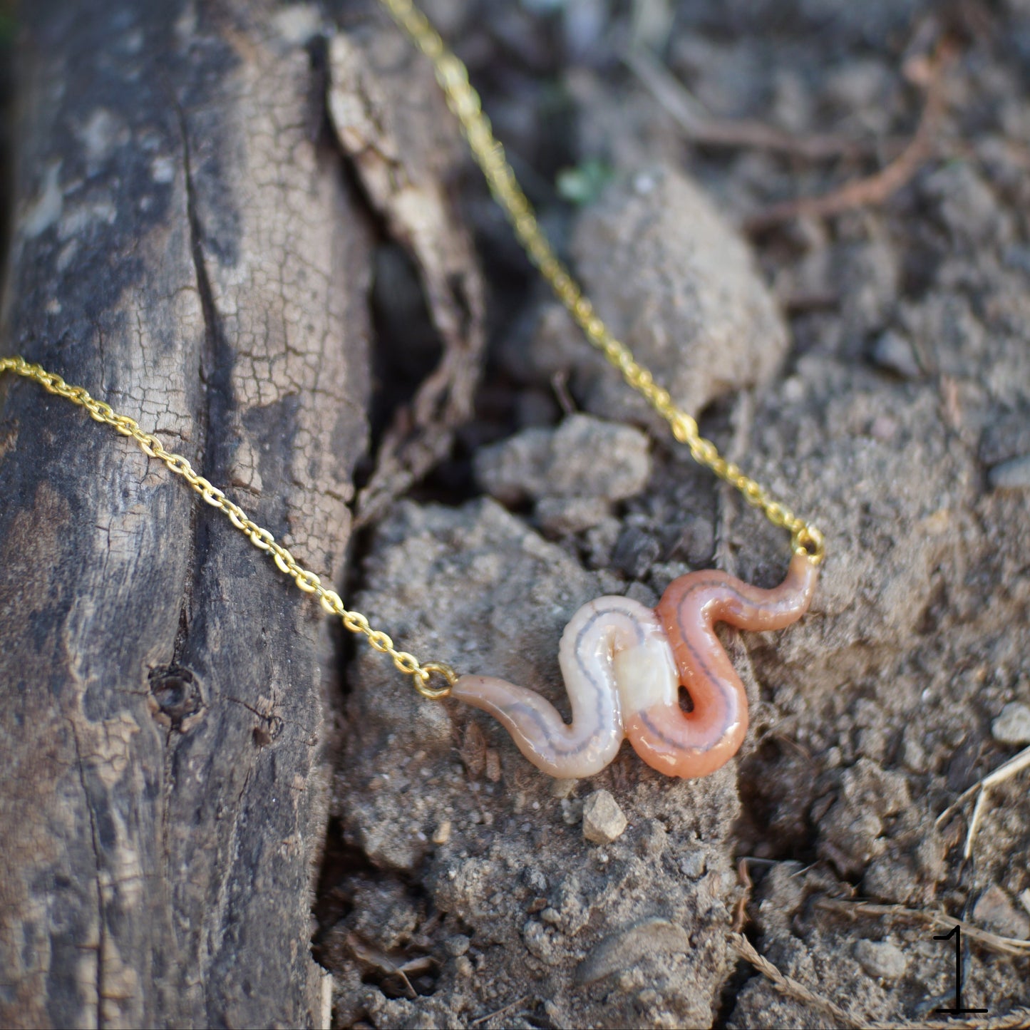 Wavy Worm Necklace (4 Styles)