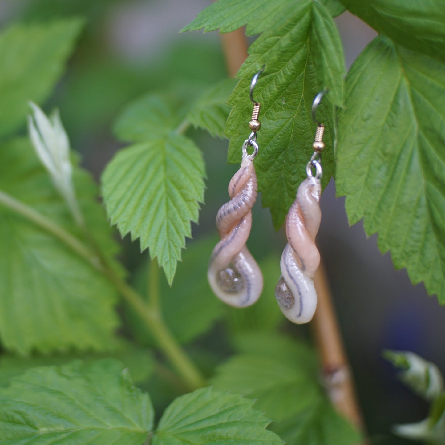 Labradorite Worm Earrings (2 styles)