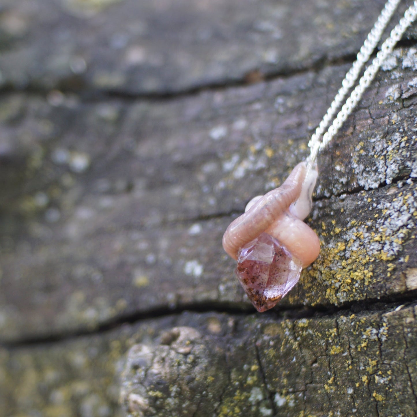 Amethyst Worm Necklace (2 Styles)