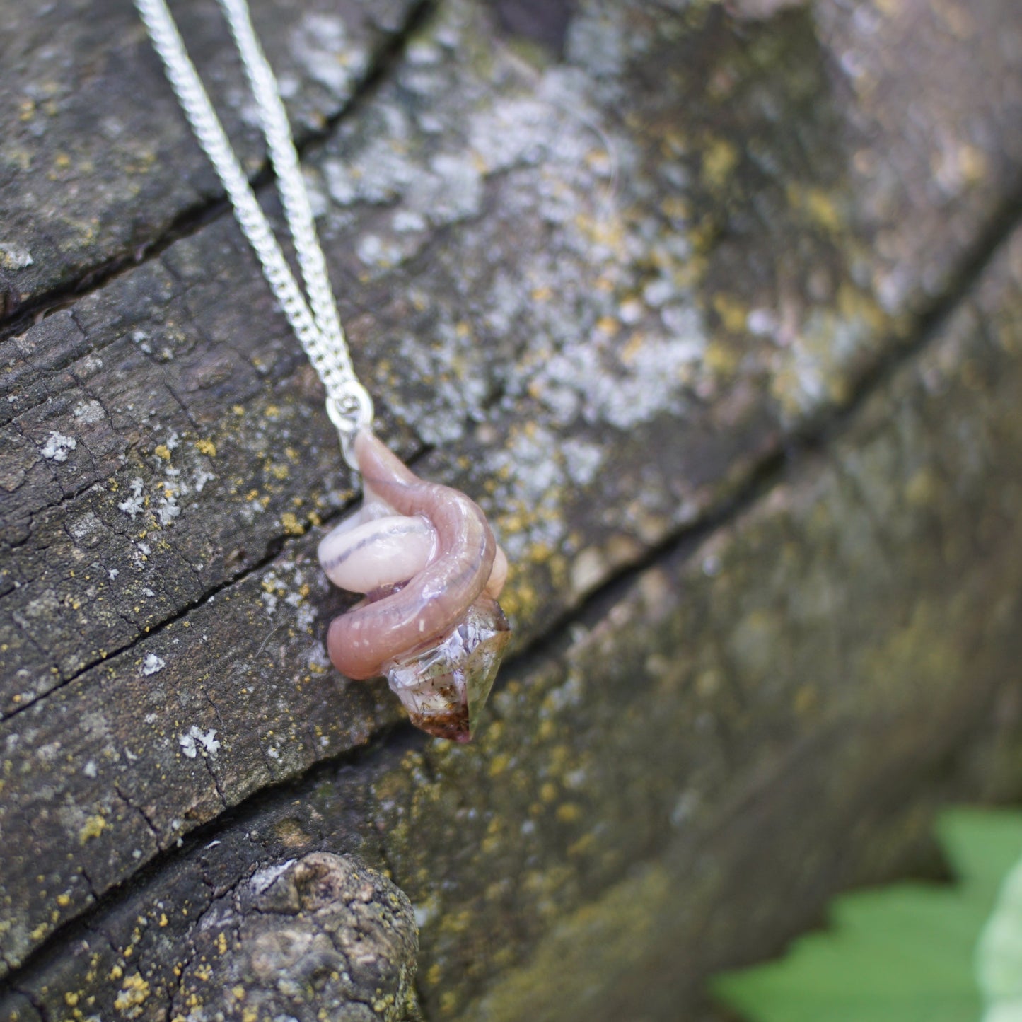 Amethyst Worm Necklace (2 Styles)