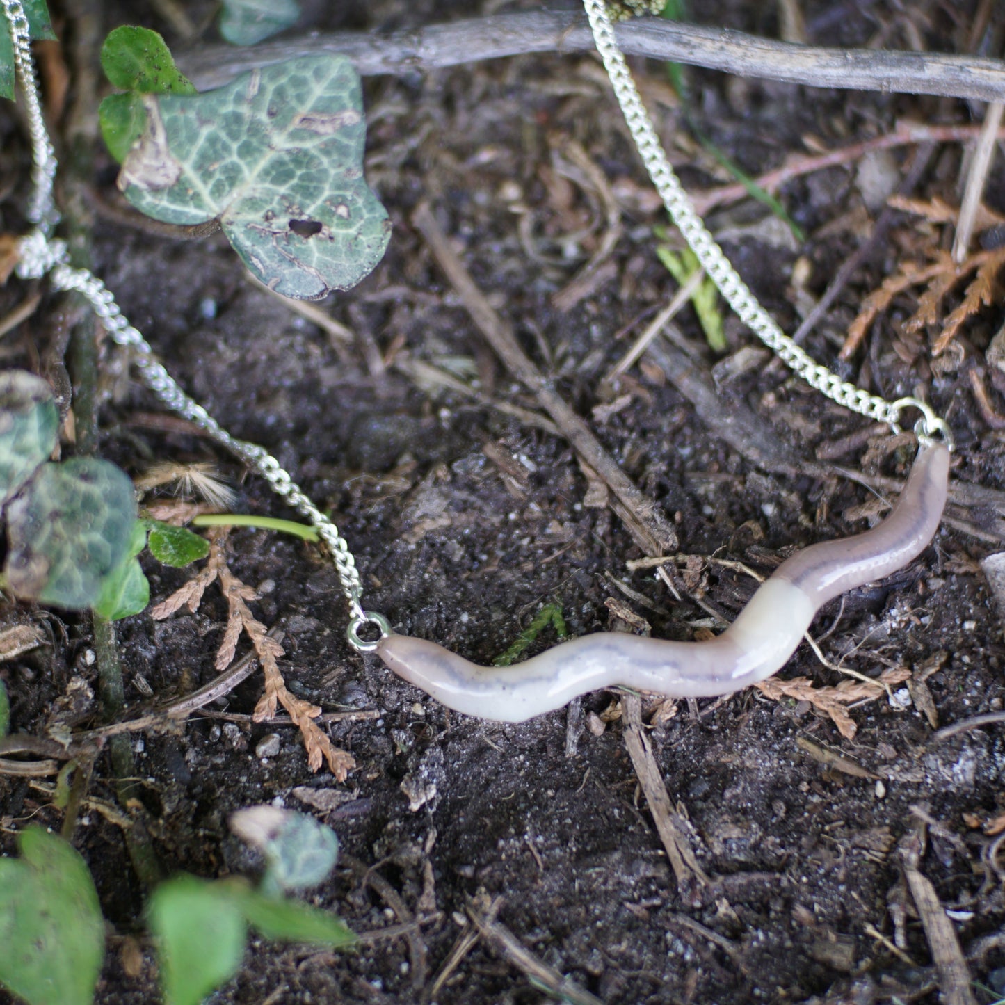 Wavy Worm Necklace (4 Styles)