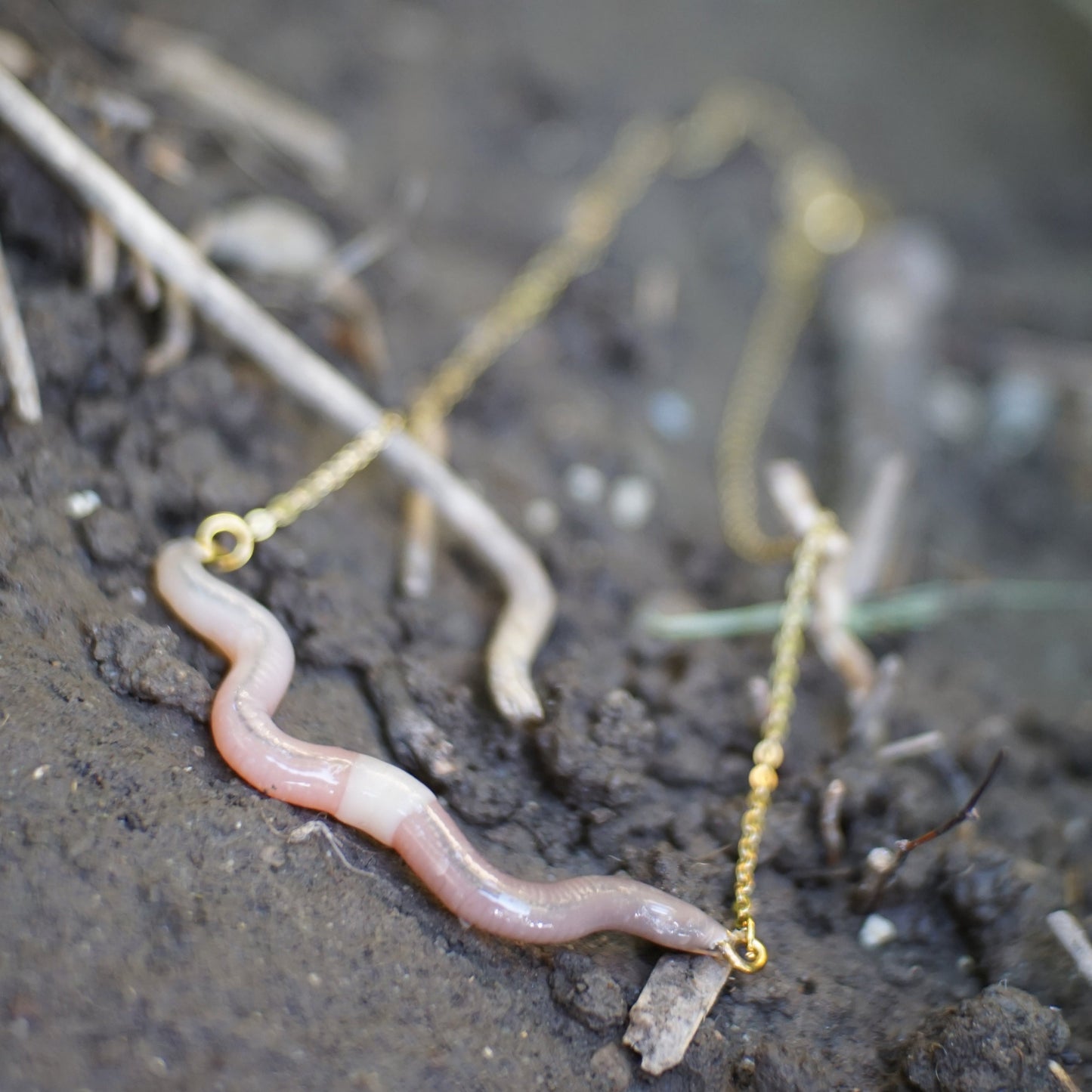 Wavy Worm Necklace (4 Styles)